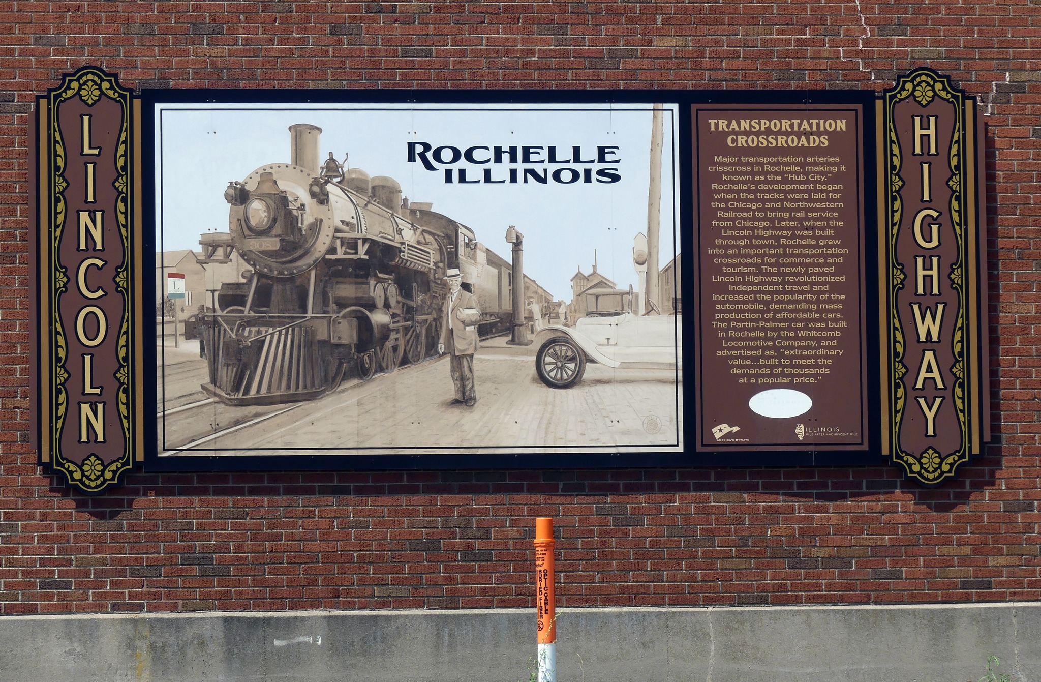 Lincoln Highway Mural #2 - Rochelle